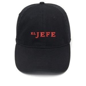 Mens Baseball Caps El Jefe Boss Embroidered Dad Hat Washed Cotton Embroidery Hat